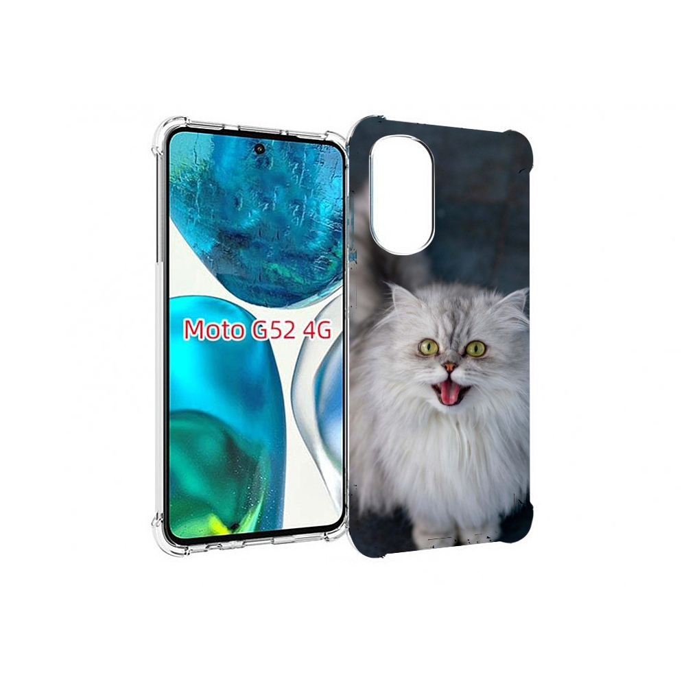 Чехол MyPads порода кошки британская длинная для Motorola Moto G82 / Moto G52
