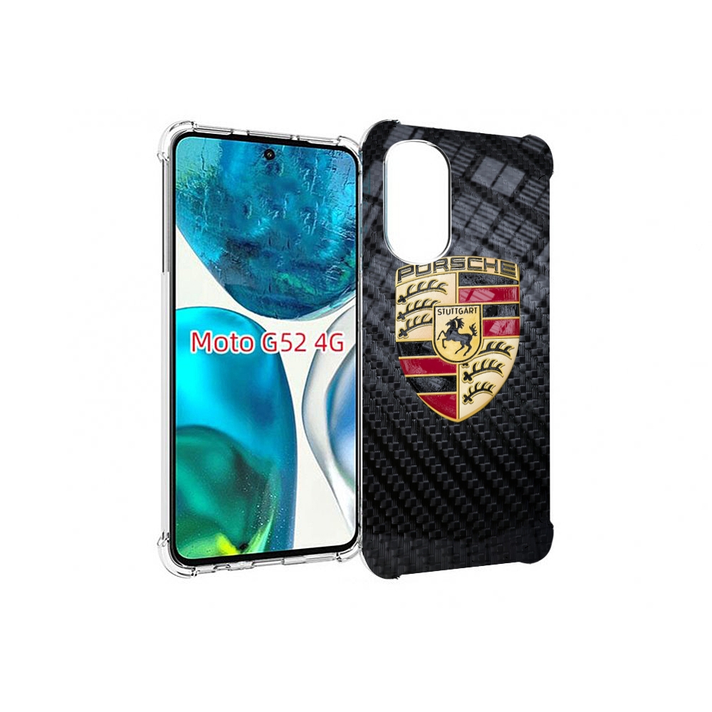 

Чехол MyPads porsche 3 мужской для Motorola Moto G82 / Moto G52, Прозрачный, Tocco