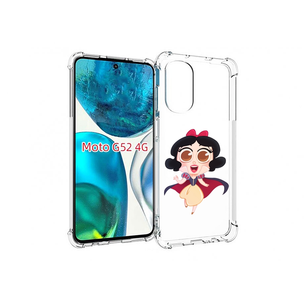 

Чехол MyPads принцеска-нарисованная женский для Motorola Moto G82 / Moto G52, Прозрачный, Tocco