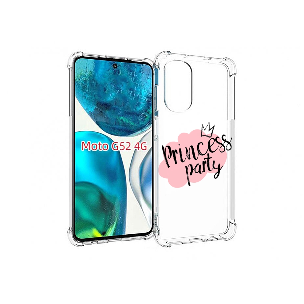 

Чехол MyPads принцессная-вечеринка для Motorola Moto G82 / Moto G52, Прозрачный, Tocco