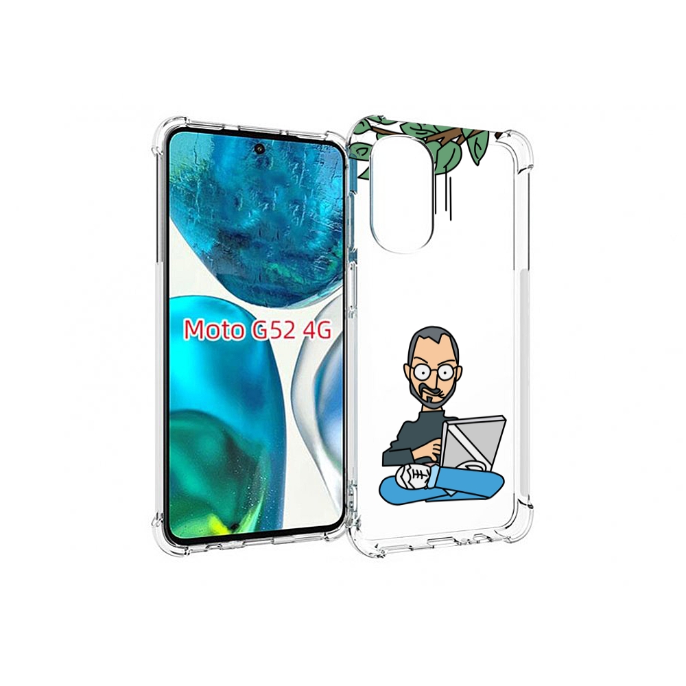 

Чехол MyPads программист для Motorola Moto G82 / Moto G52, Прозрачный, Tocco