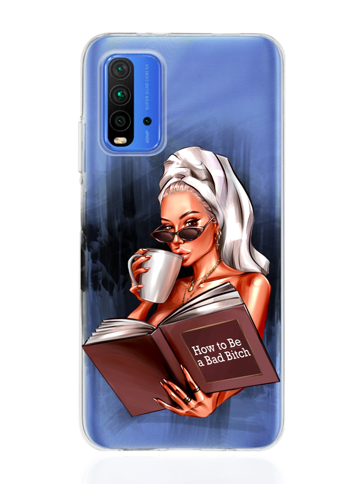 

Чехол MustHaveCase для Xiaomi Redmi 9T How to be a bad Bitch прозрачный, Прозрачный;черный