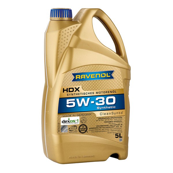 

Моторное масло Ravenol HDX SAE 5W30 5л