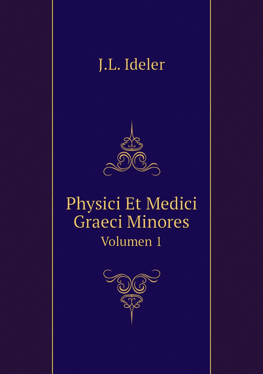 

Physici Et Medici Graeci Minores