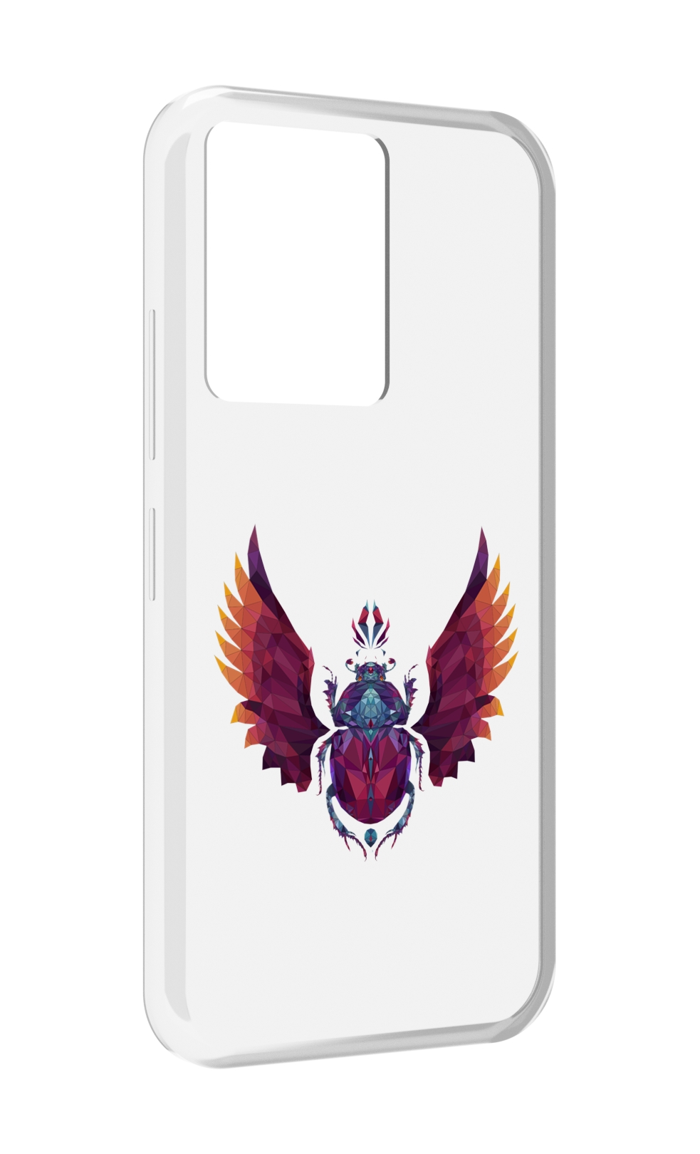 

Чехол MyPads алмазный скоробей для Infinix Note 12 5G X671 / Note 12 Pro 5G, Прозрачный, Tocco
