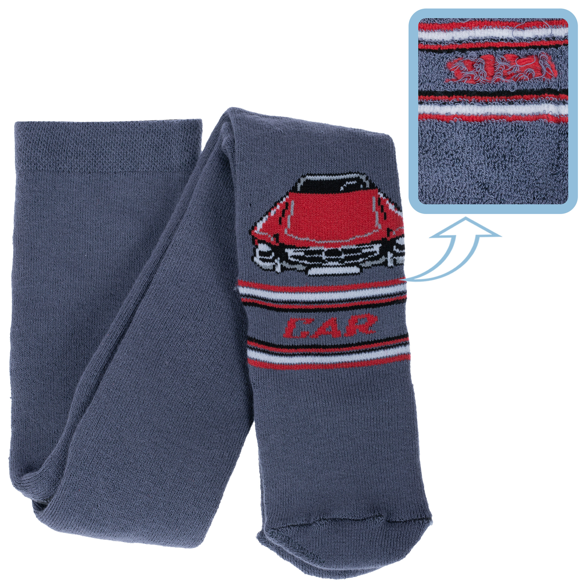 Колготки детские НАШЕ 132С3, серый, 86-92