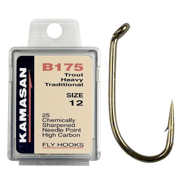 

Крючки Kamasan B175-12 Trout Heavy Traditional (25шт), HFB175012X