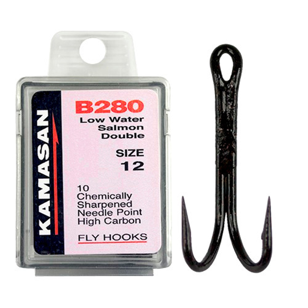 

Крючки Kamasan B280- 6 Low Water Salmon Double (10шт), HMB280006X