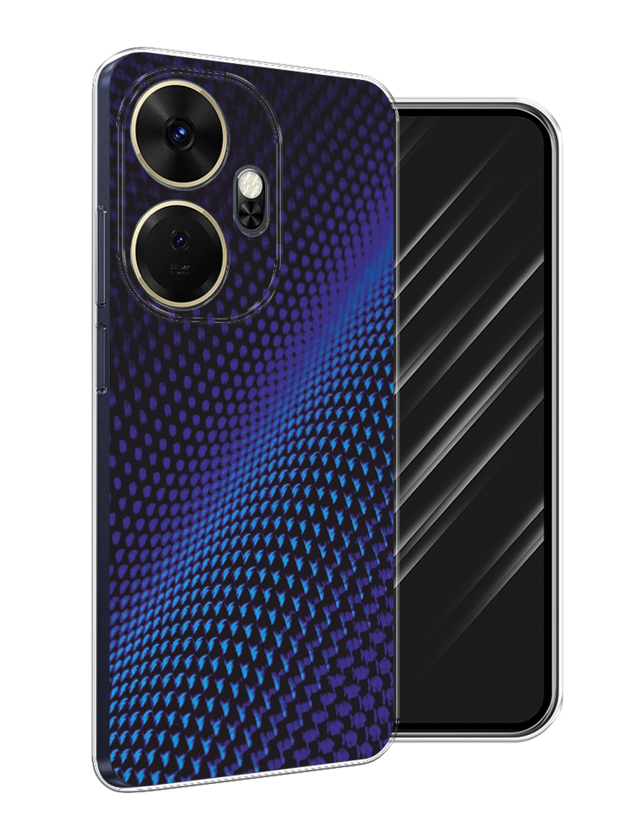 

Чехол Awog на Itel P55 Plus 4G "Синий карбон", Черный;синий, 3201950-1