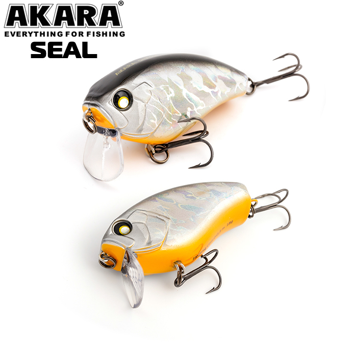 

Воблер Akara Seal 60F 18 гр 5/8 oz 2,4 in A83, Разноцветный, Seal