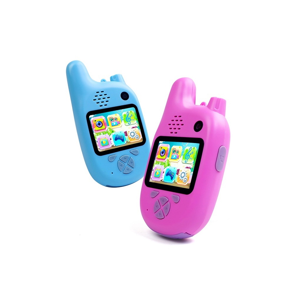 

Детский фотоаппарат Children's fun camera (рация+фотоаппарат), голубой