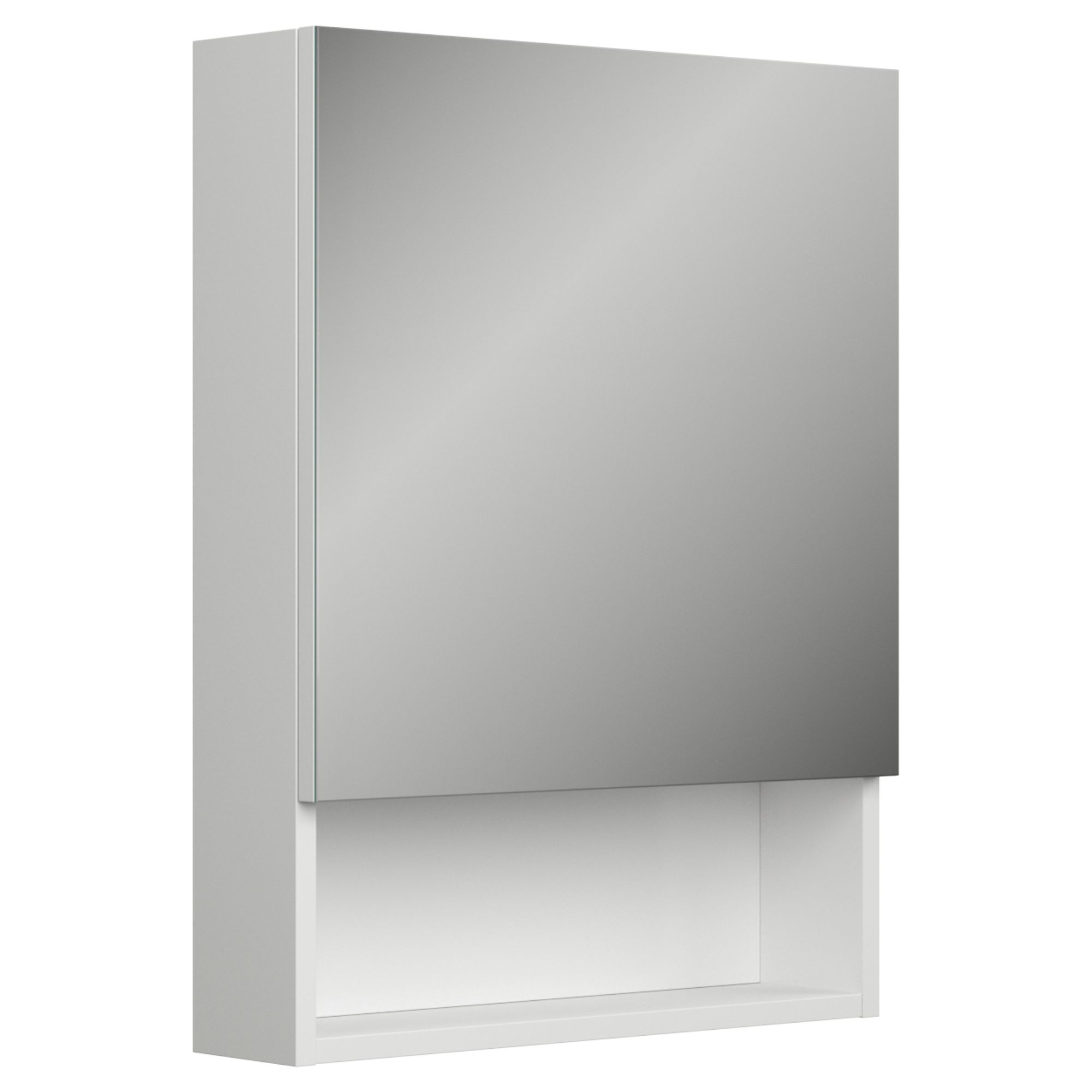 Шкаф-зеркало для ванной Bau Dream 50, белый