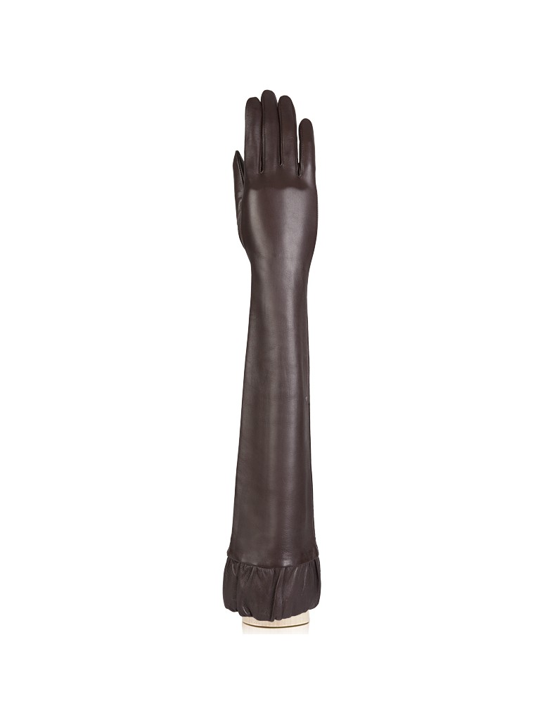Перчатки женские Eleganzza F-IS8008 коричневые, р. 6