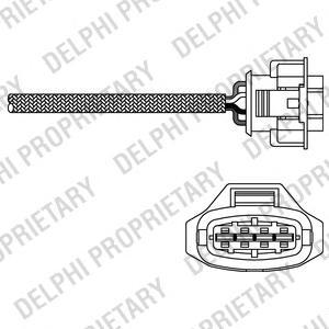 

Лямбда-Зонд Opel Corsa C Saab 9-3 Ii Vauxhall Omega DELPHI es2028312b1