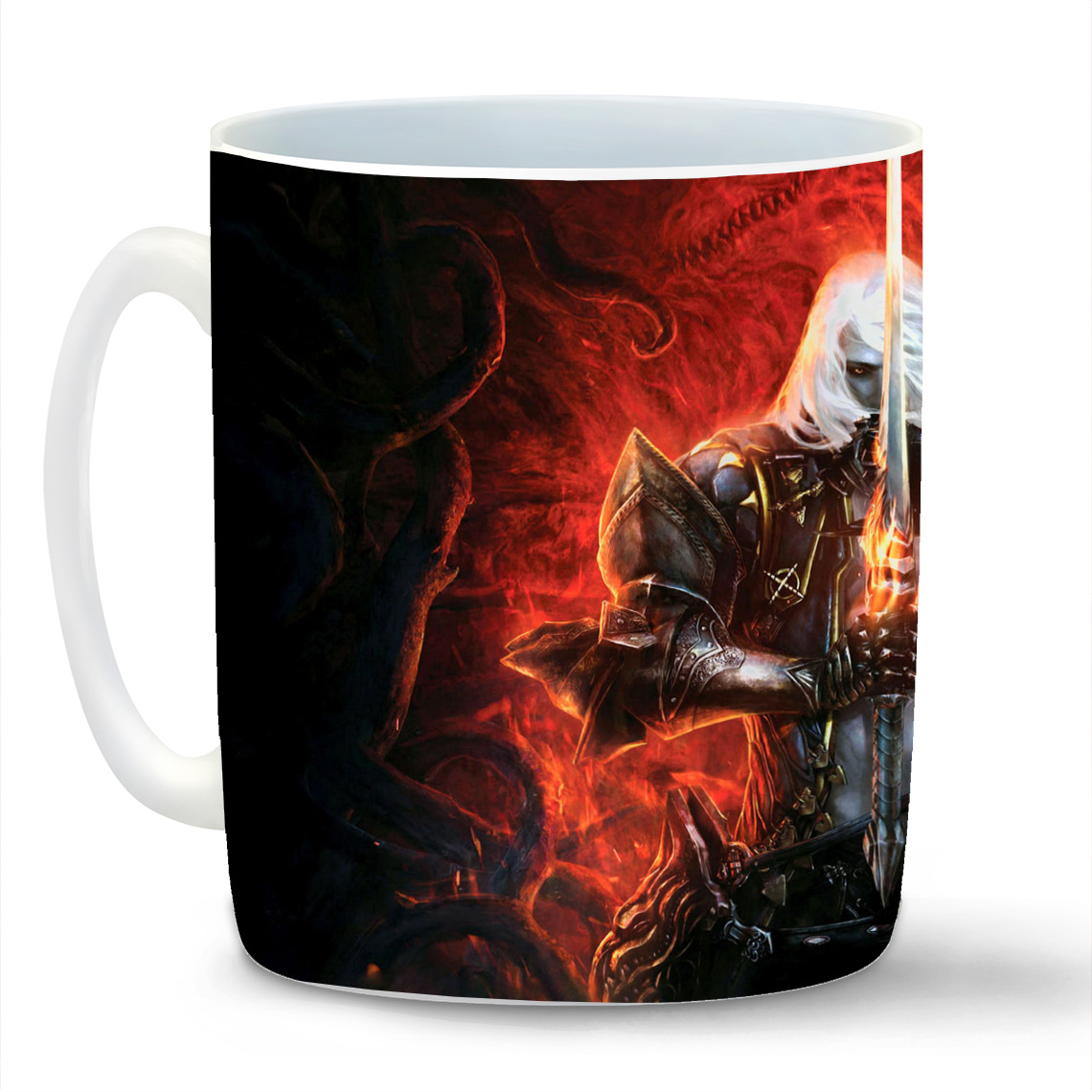 

Кружка CoolPodarok castlevania lords of shadow Теневой Лорд Меч
