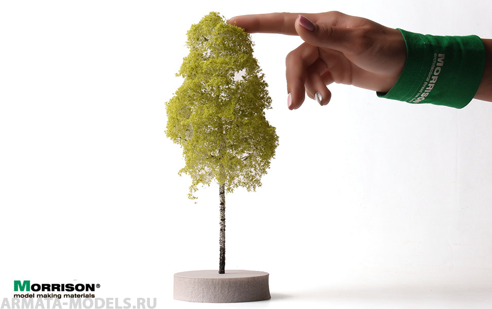 

011bep020 20 см. Дерево для макета Береза