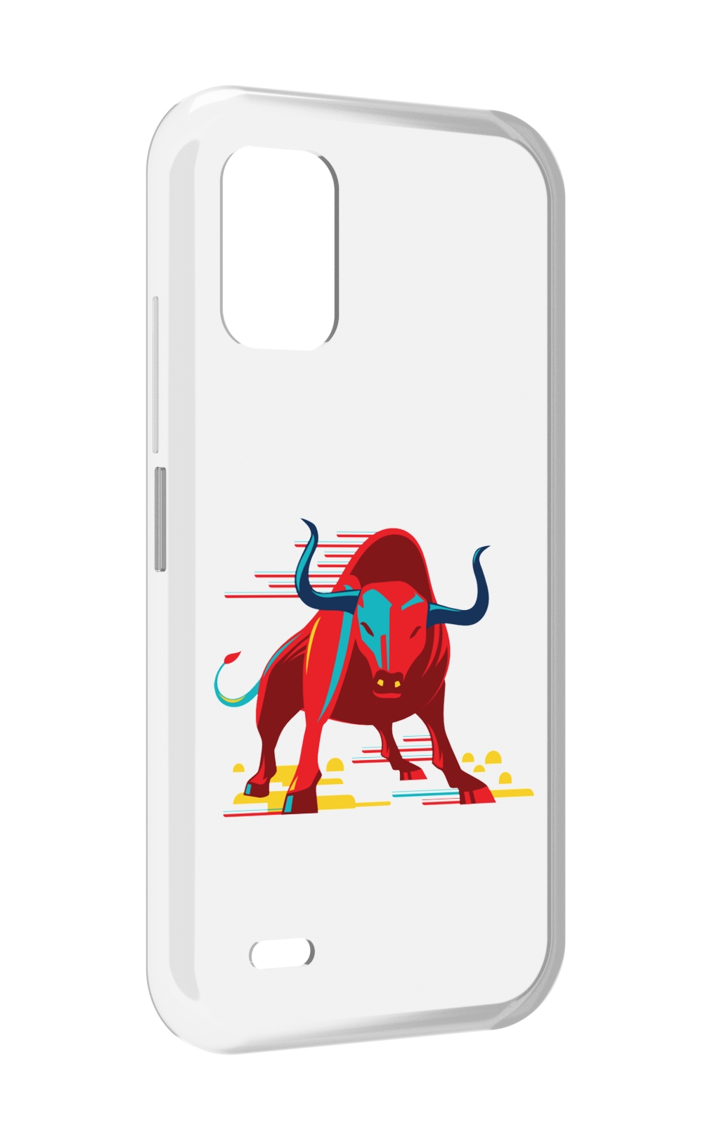 

Чехол MyPads Красный-бык для UMIDIGI Bison GT2 / GT2 Pro, Прозрачный, Tocco