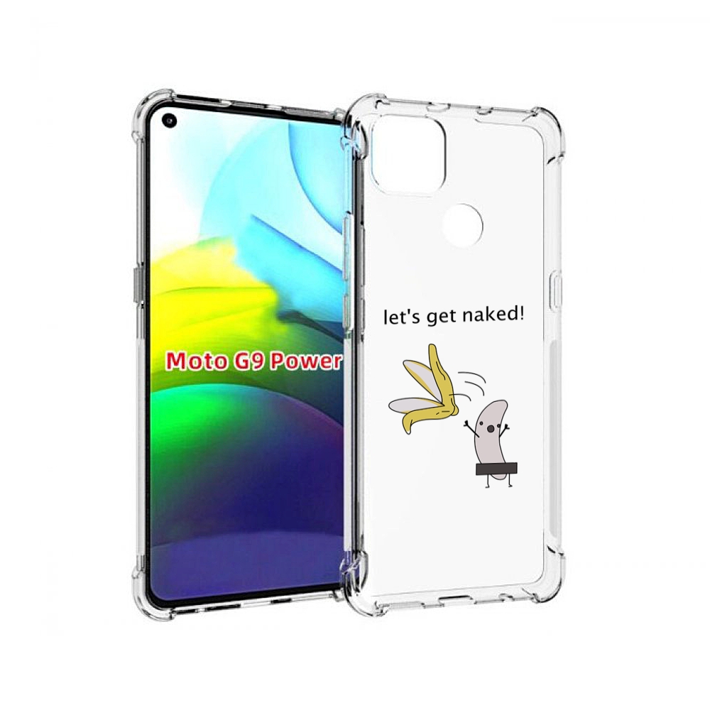 

Чехол MyPads голый-банан для Motorola Moto G9 Power, Прозрачный, Tocco
