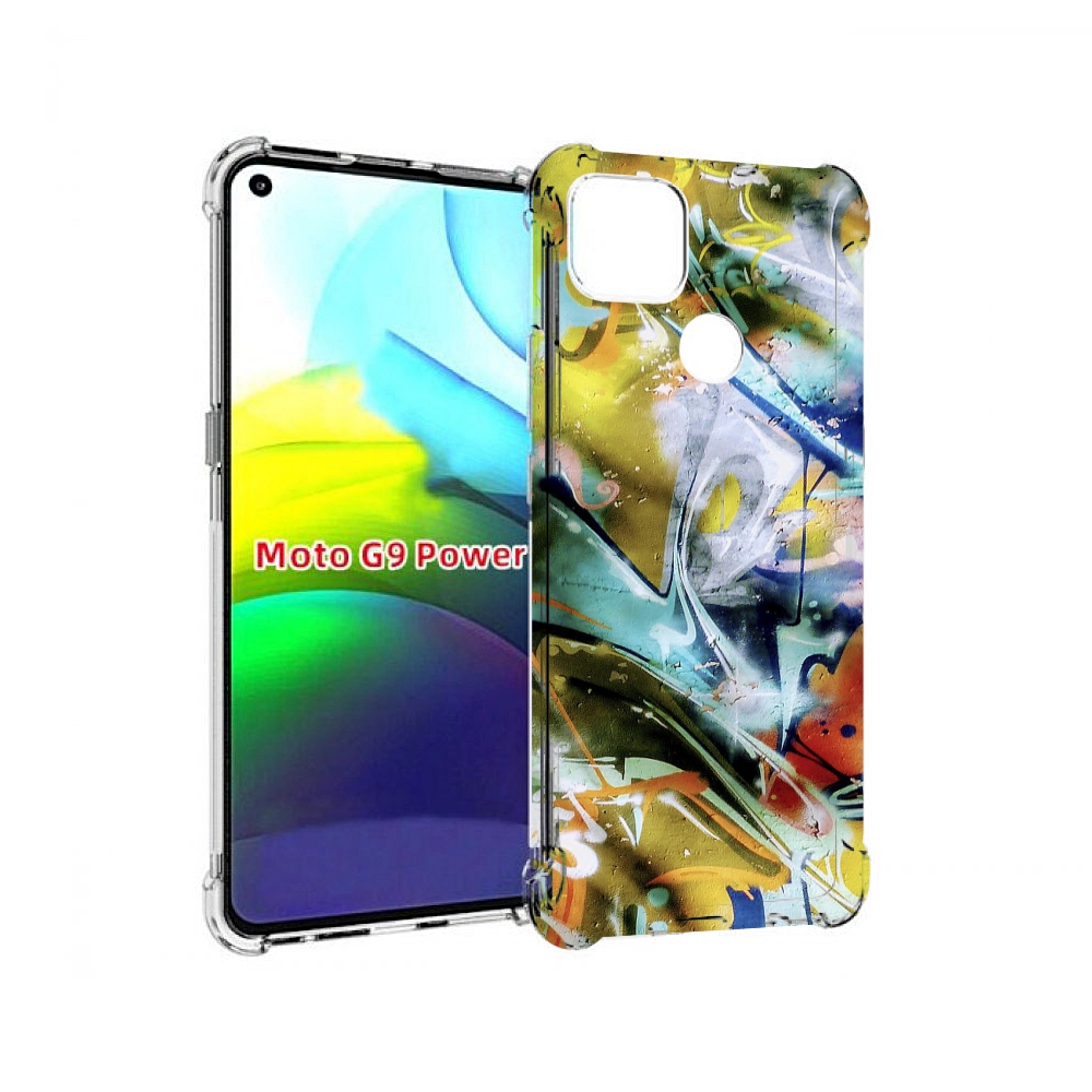 

Чехол MyPads граффити-хаос для Motorola Moto G9 Power, Прозрачный, Tocco