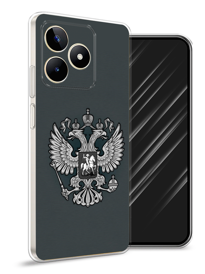 

Чехол Awog на Realme C53/C51/Note 50 "Герб России серый", 2515250-1