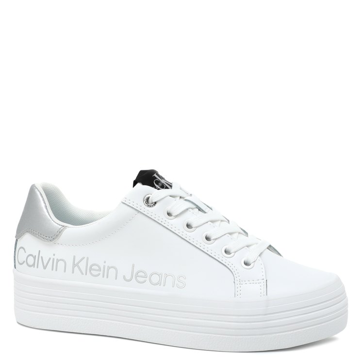 фото Кеды женские calvin klein jeans yw0yw00610 белые 37 eu