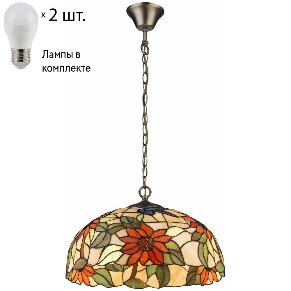 

Подвесной светильник с лампочками Velante 817-806-02+Lamps E27 P45