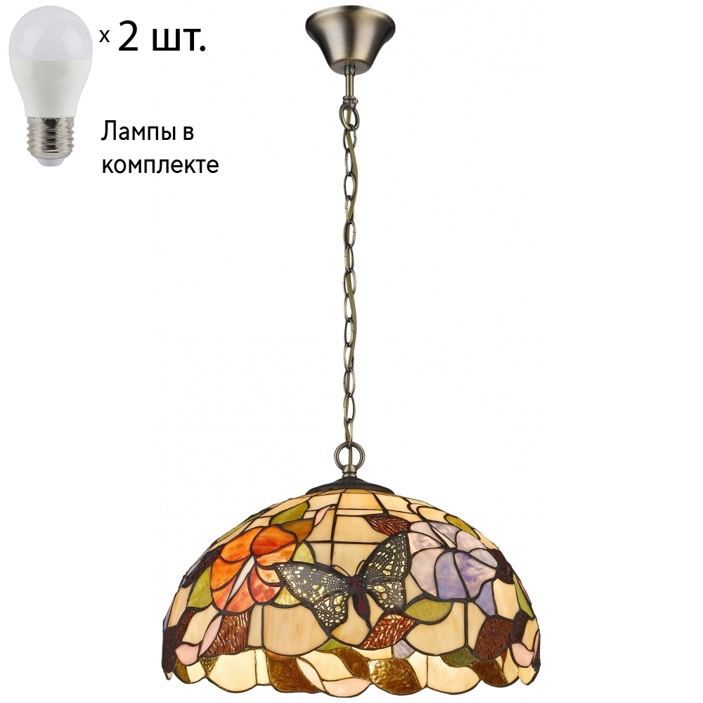 

Подвесной светильник с лампочками Velante 816-806-02+Lamps E27 P45