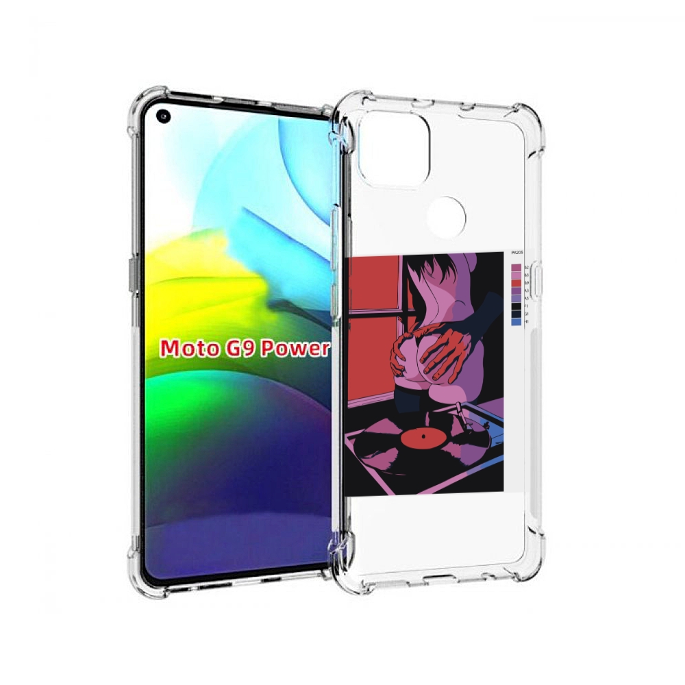 

Чехол MyPads девушка красивая сзади женский для Motorola Moto G9 Power, Прозрачный, Tocco