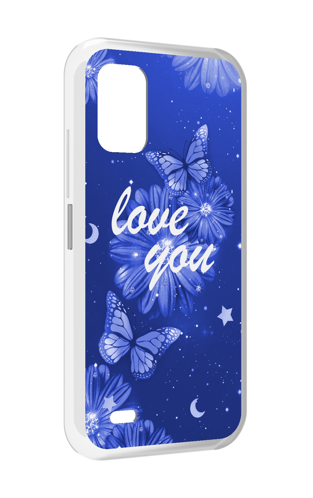 

Чехол MyPads Люблю-тебя-с-бабочками для UMIDIGI Bison GT2 / GT2 Pro, Прозрачный, Tocco