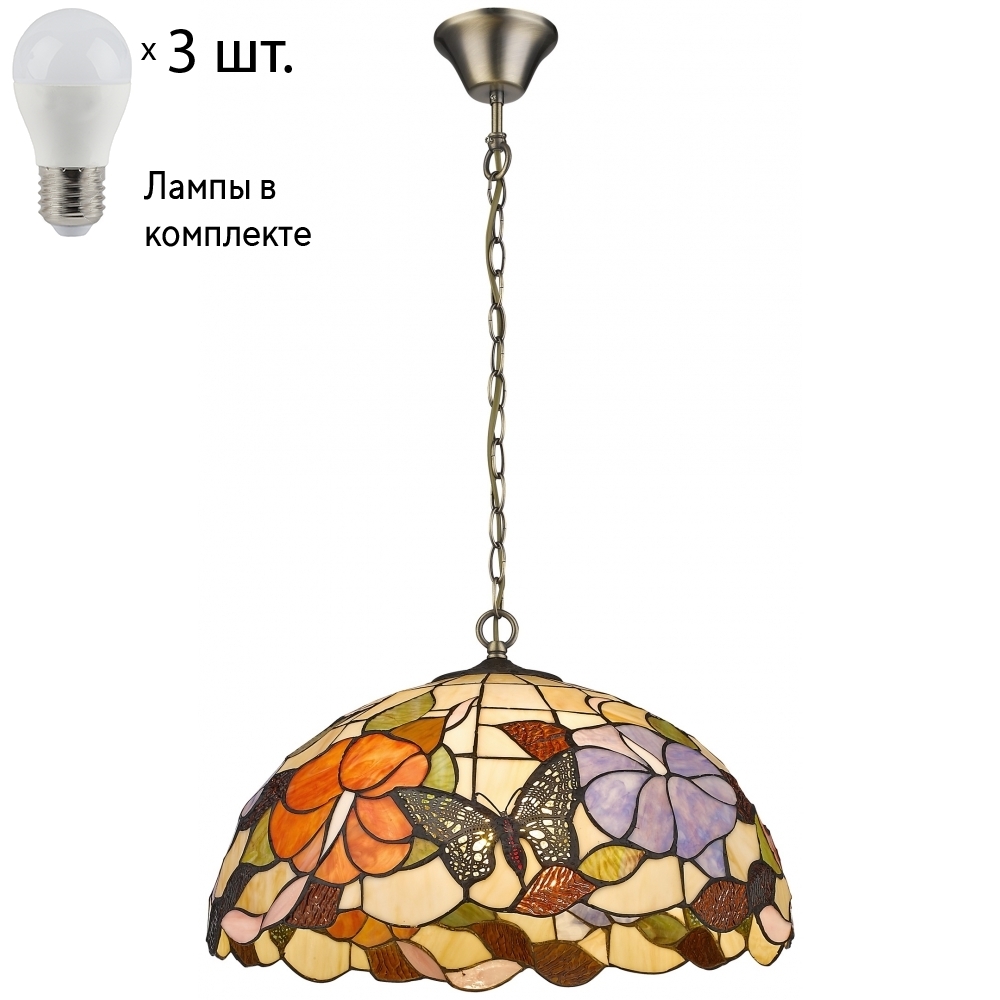 

Подвесной светильник с лампочками Velante 816-806-03+Lamps E27 P45