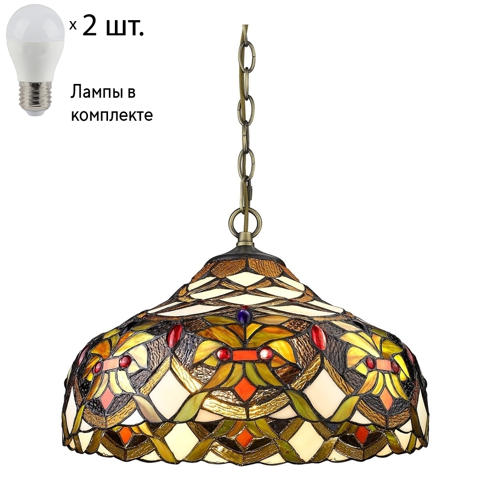 

Подвесной светильник с лампочками Velante 831-806-02+Lamps E27 P45