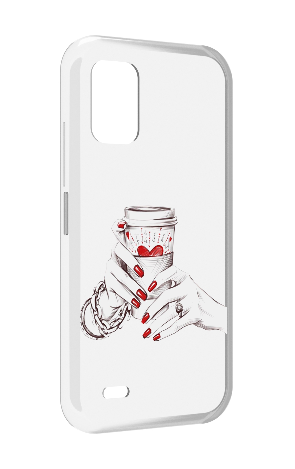 

Чехол MyPads Любовный-стакан для UMIDIGI Bison GT2 / GT2 Pro, Прозрачный, Tocco