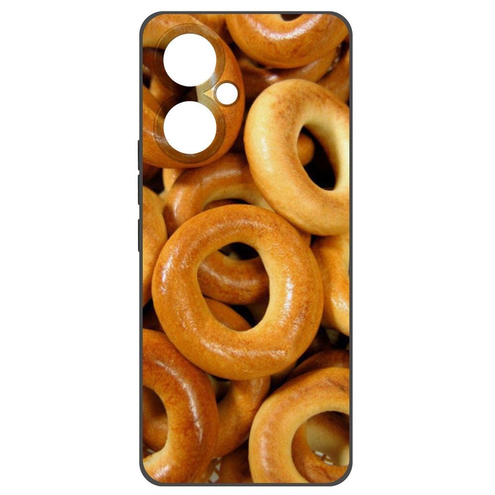 

Чехол-накладка Krutoff Soft Case Сушки для Tecno Camon 19 Pro, Черный