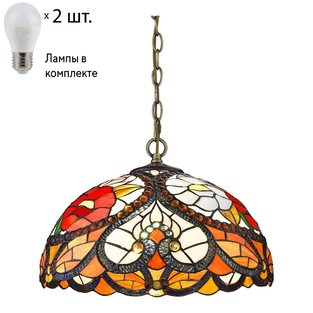 

Подвесной светильник с лампочками Velante 827-806-02+Lamps E27 P45