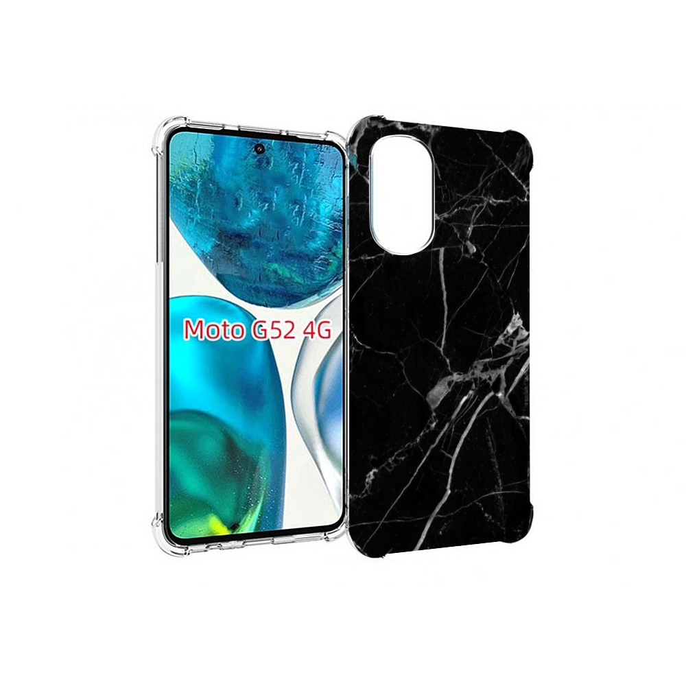 

Чехол MyPads разбитое стекло для Motorola Moto G82 / Moto G52, Прозрачный, Tocco
