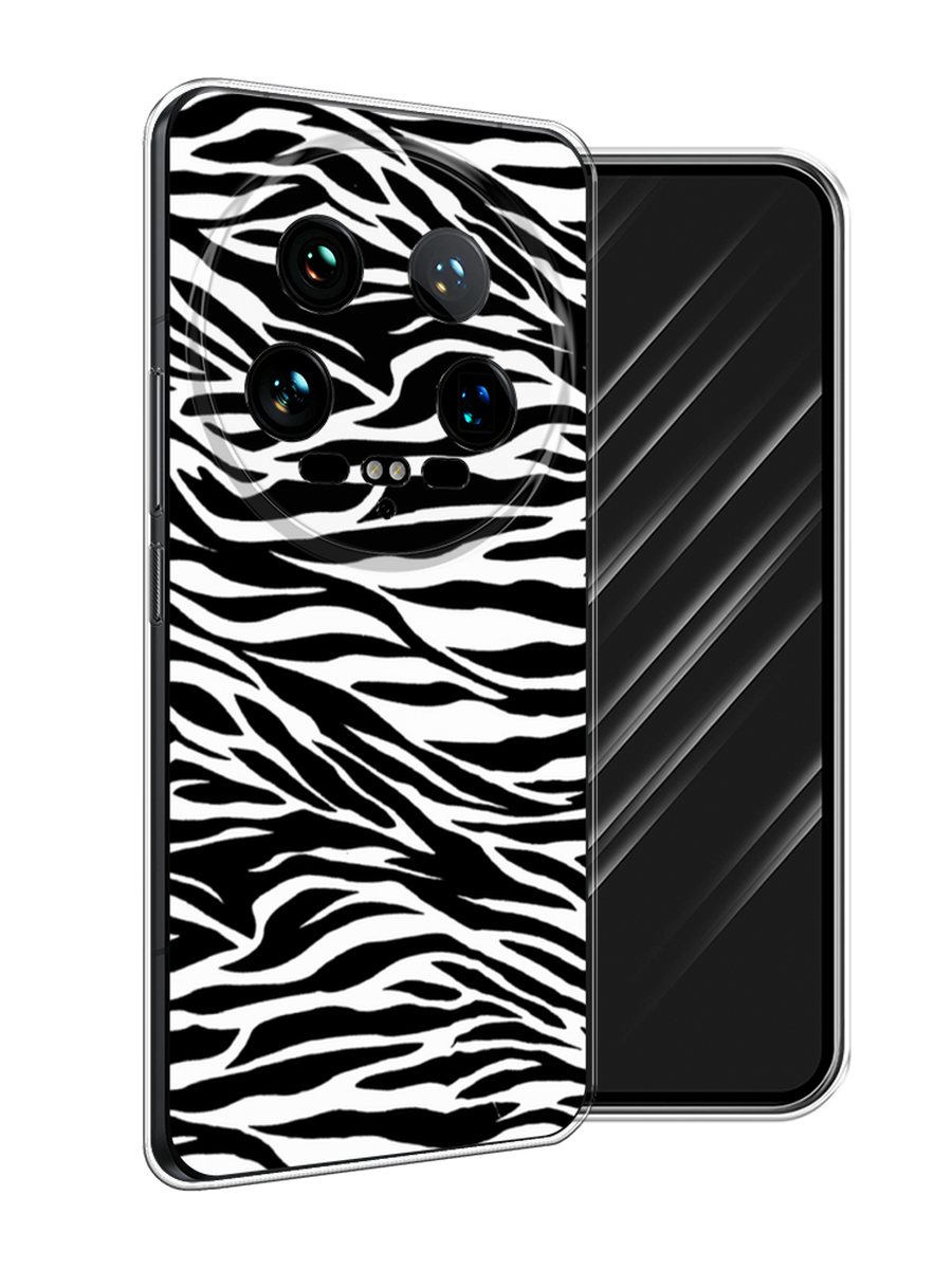 

Чехол Awog на Xiaomi 14 Ultra "Принт зебра", Белый;серый;черный, 321850-1