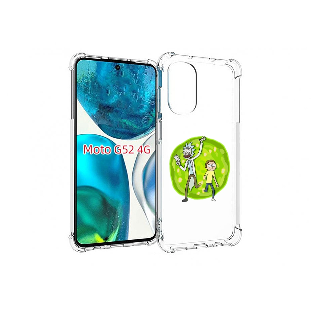 

Чехол MyPads рик-и-морти-в-кружке для Motorola Moto G82 / Moto G52, Прозрачный, Tocco