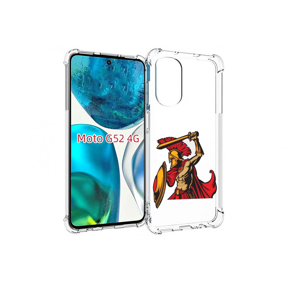 

Чехол MyPads римский-воин для Motorola Moto G82 / Moto G52, Прозрачный, Tocco
