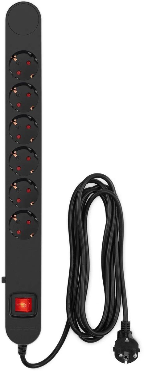 

Сетевой фильтр Ippon NF-EU-3-10, 3м, черный