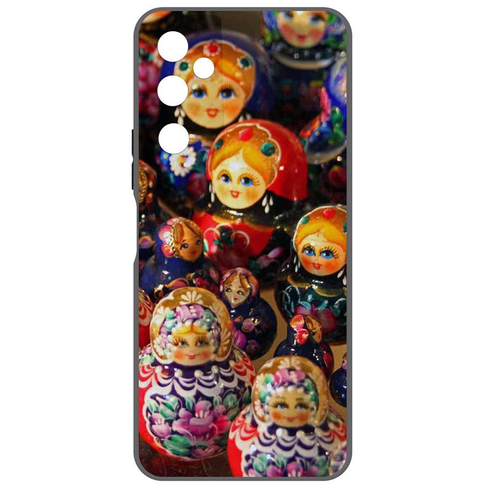 

Чехол-накладка Krutoff Soft Case Матрешка для Tecno Pova Neo 2, Черный