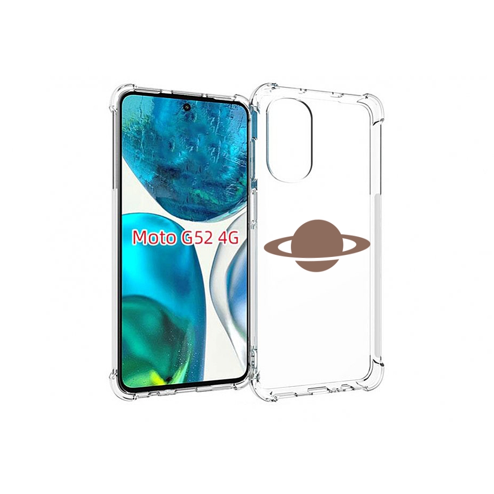 

Чехол MyPads сатурн для Motorola Moto G82 / Moto G52, Прозрачный, Tocco