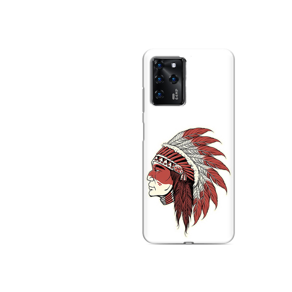 Чехол MyPads Tocco для ZTE Blade V30 Vita красный индеец (PT224728.460.411)