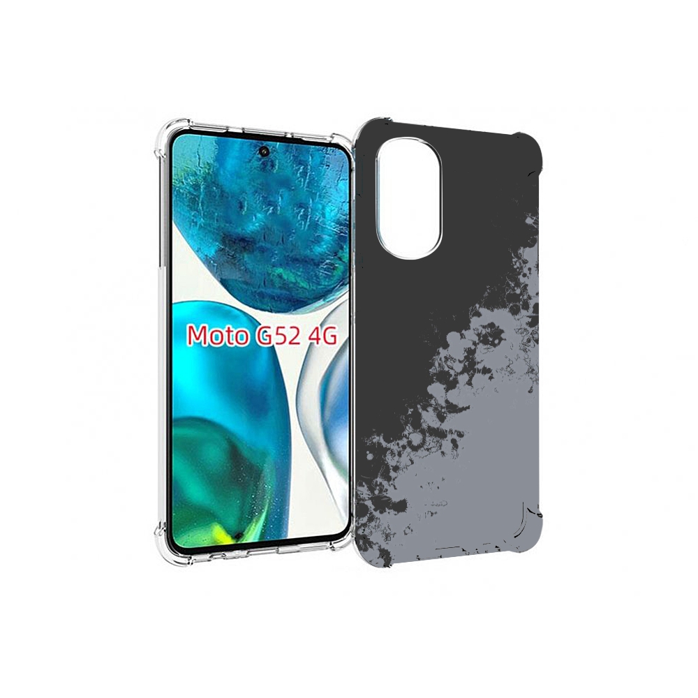 

Чехол MyPads серый-эстетичный для Motorola Moto G82 / Moto G52, Прозрачный, Tocco
