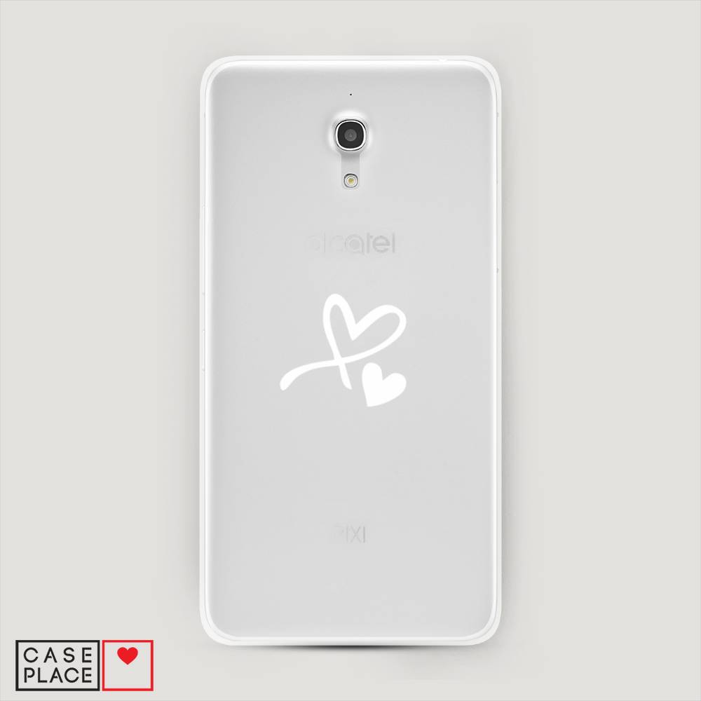 

Чехол Awog на Alcatel Pixi 4 (5) 5045D / Алкатель Pixi 4 (5) 5045D "Сердечко минимализм", 170250-6