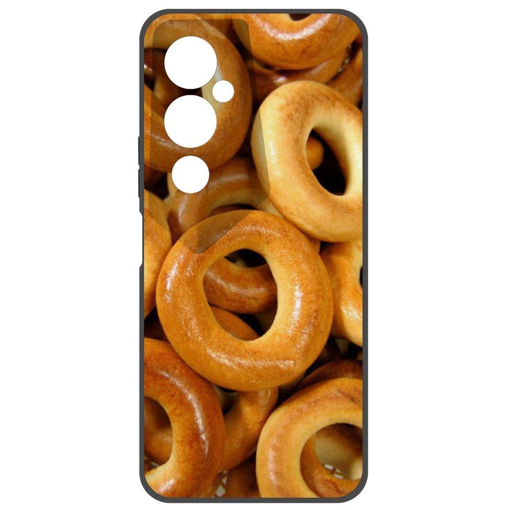 

Чехол-накладка Krutoff Soft Case Сушки для Tecno Pova 4 Pro, Черный