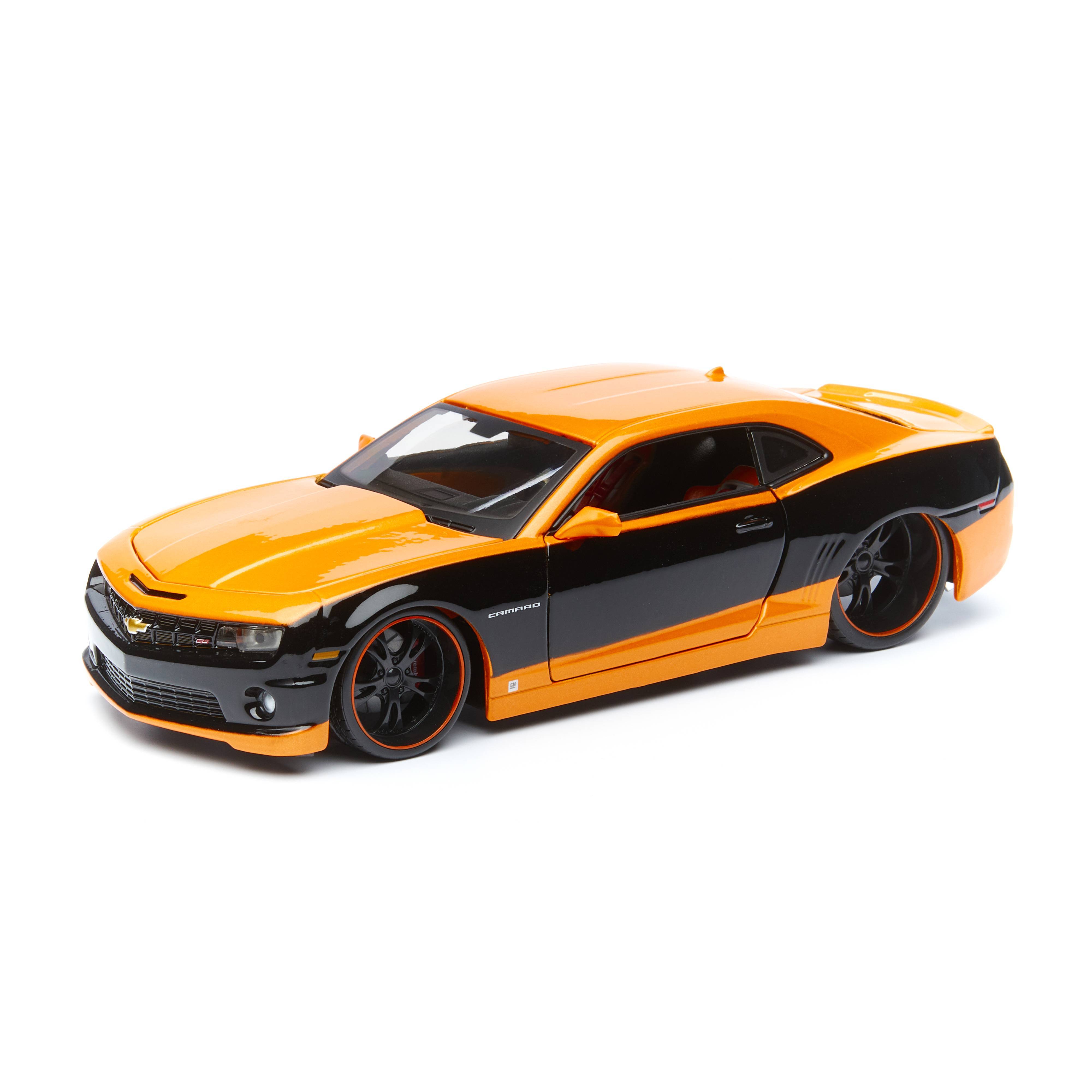 фото Maisto сборная машинка design kit - chevrolet camaro rs 2010 1:24, оранжевая 39361