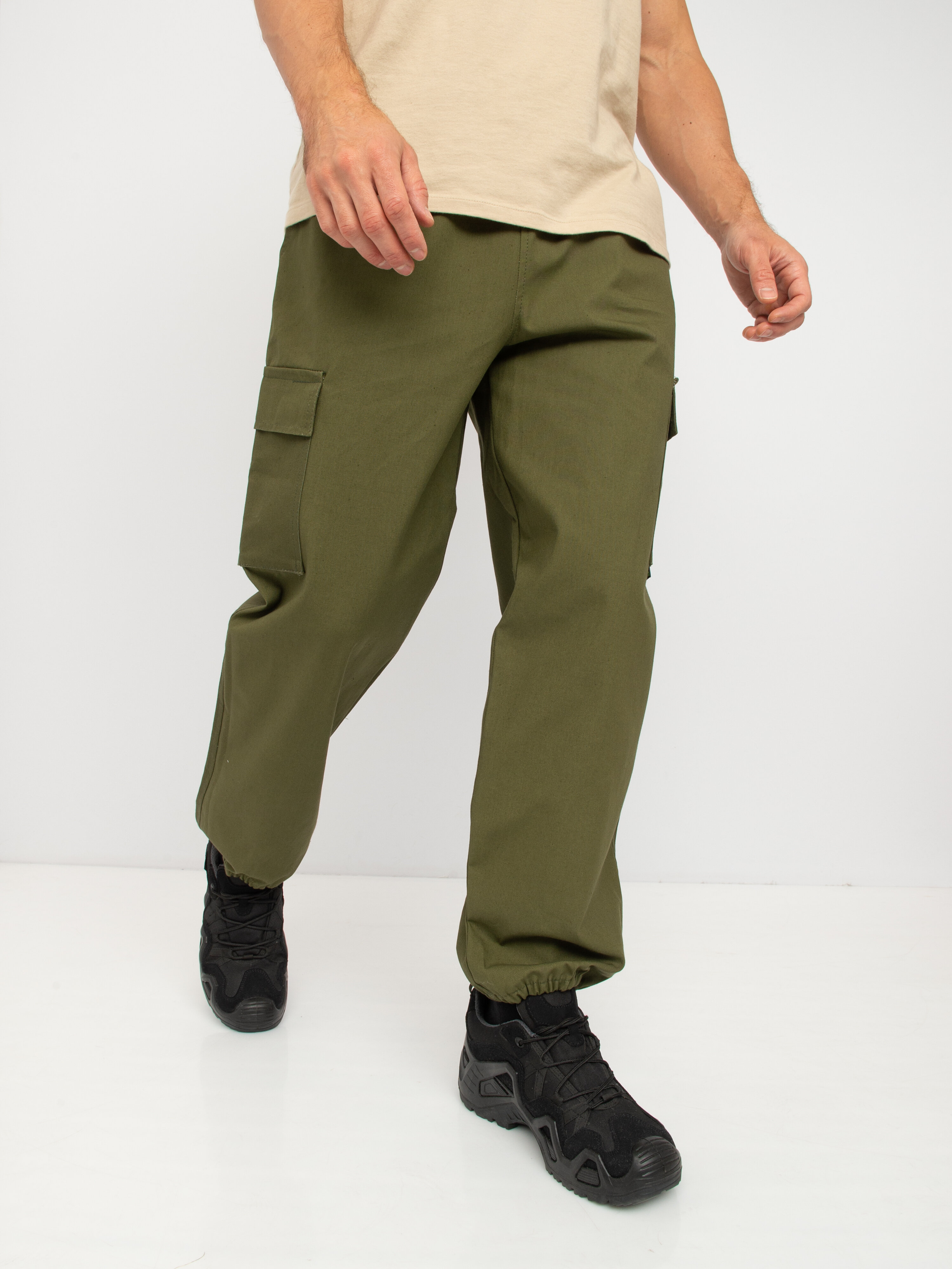 

Брюки летние Huntsman Антигнус ткань Палатка цвет Хаки 56-58 182, Антигнус