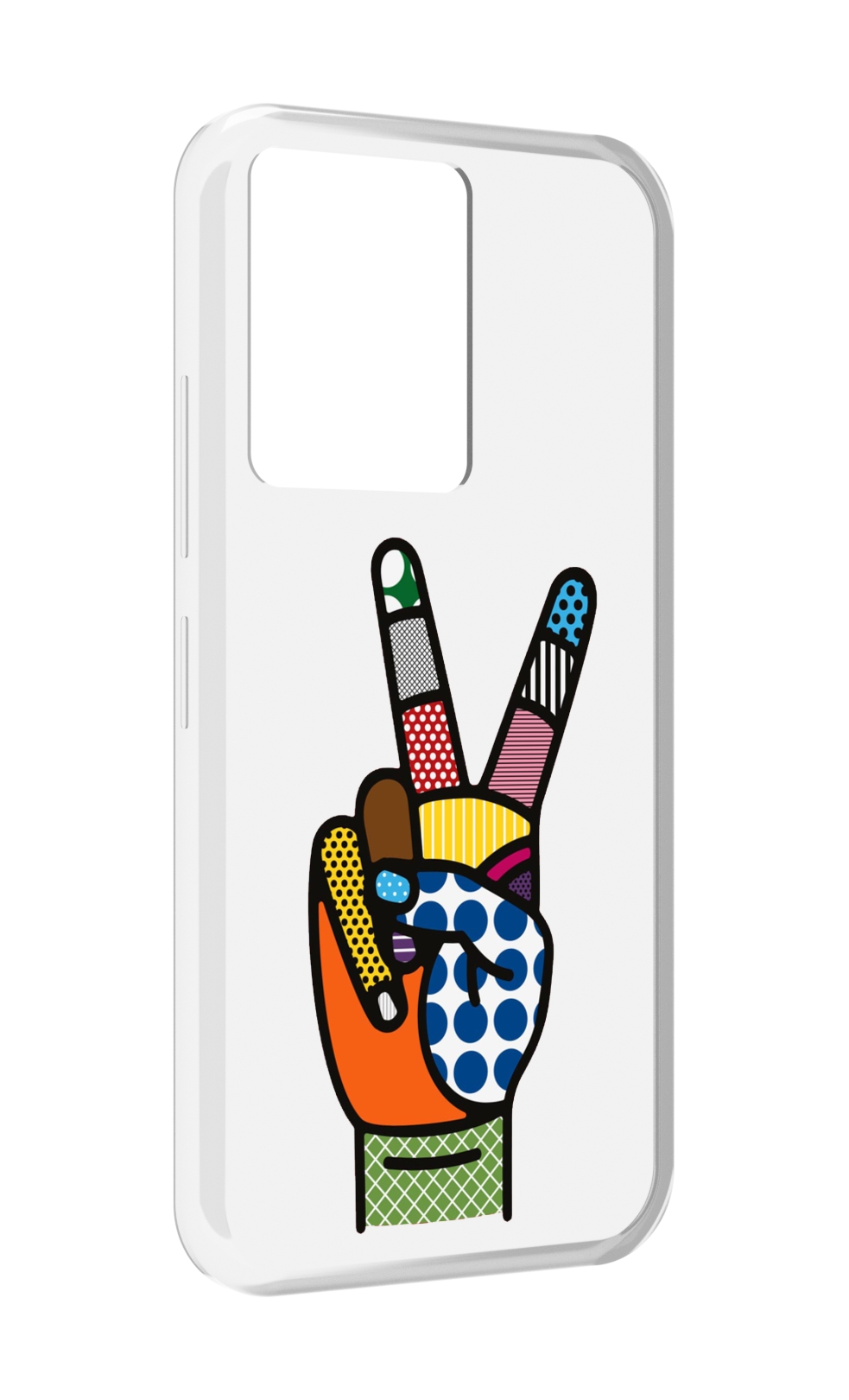 

Чехол MyPads йоу пальчики для Infinix Note 12 5G X671 / Note 12 Pro 5G, Прозрачный, Tocco