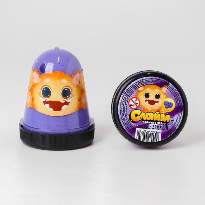 

Слайм Cream-Slime с ароматом черничного йогурта, 100 г