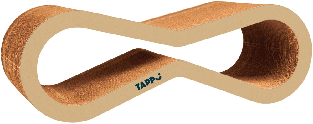 Лежак-когтеточка Tappi из гофрированного картона коричневая